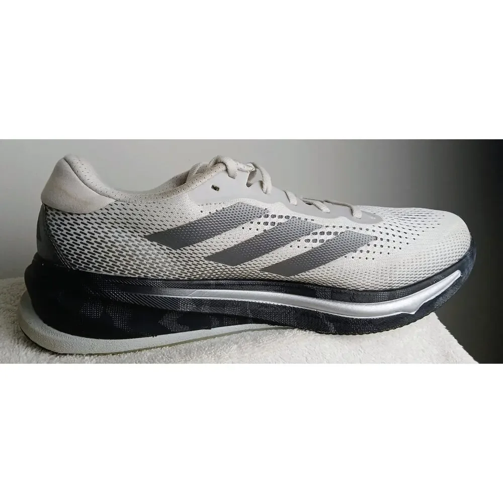 Adidas Supernova Rise Mens Size 13 Athletic Running Shoes Gray Silver ID8782